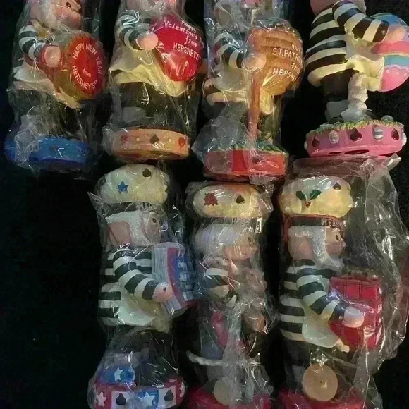 Vintage Hershey Ceramic Holiday Figures Kurt Adler  Lot of 7 - Picture 8 of 13